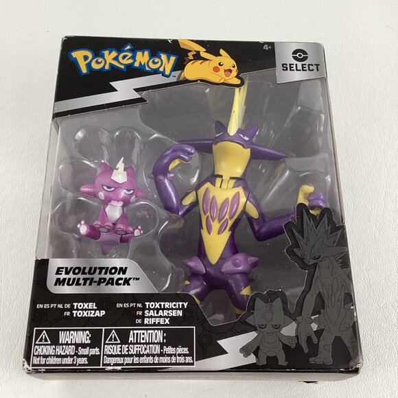 Pokemon Evolution Multi Pack Diamond Select Toxel Toxtricity Action Figures 2023 - Picture 2 of 6